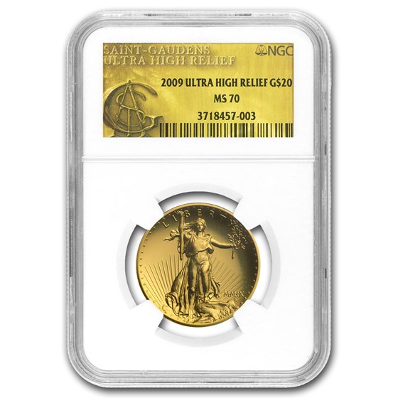 2009 Ultra High Relief Gold Double Eagle MS-70 NGC (Gold Label) 2009 Ultra High Relief Gold Double Eagle MS-70 NGC (Gold Label)
